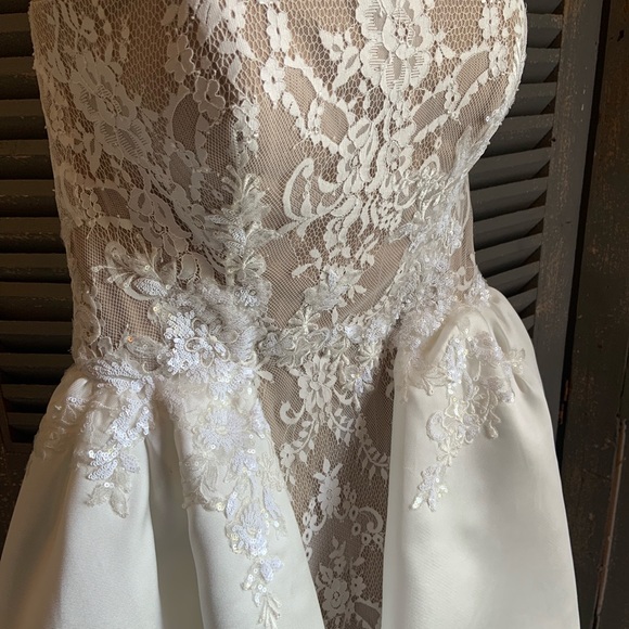 White Prom Dress - Picture 5 of 8